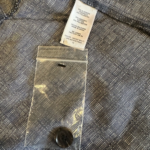 Derek Lam for Design Nation Button Front Chambray Jumper Dress Size 12 NWOT - Picture 7 of 10